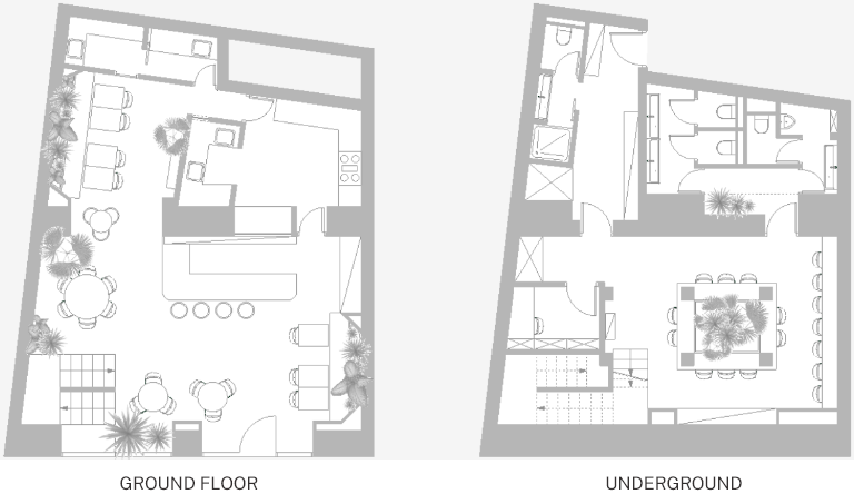 Tropical bruch restaurant